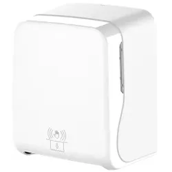 Semy Top Sensor Handtuchrollenspender, matt, berührungslos, Eleganter Handtuchrollenspender für hygienische Nutzung und modernes Design, Farbe: weiß matt