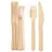 Wisefood Einwegbesteck Set 20 St. Beige