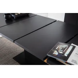 MCA Furniture MCA Cesena Tisch mit Säule 180x100(280) cm Holzwerkstoff/Schwarzgrau