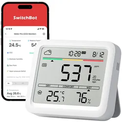 SwitchBot Meter Pro - CO2 Messgerät & Wetterstation (W4900010)