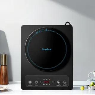Royalstar Induktionsherd 2200W 6 Funktionen 9 Feuerstufen 8 Stunden Timer