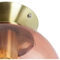 QAZQA - Art Deco Art Deco Deckenlampe Messing mit