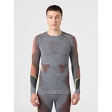 Uyn Ambityon langarm Funktionsshirt melange Herren black melange/orange/yellow L/XL