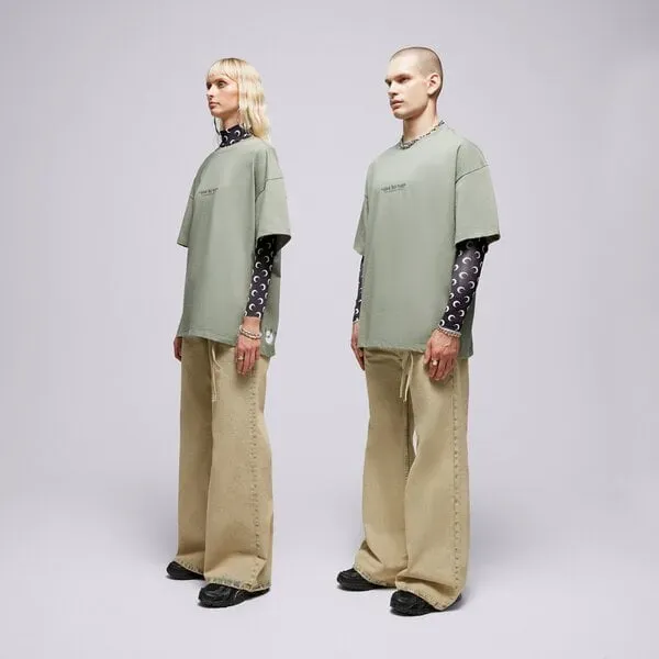 S.NOW JOB SIZEER T SHIRT “BLANK PAGE”-OLIVE - Grün - S/M