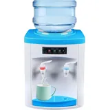 daijiubu 5-18L Wasserspender 550W Elektrisch Wasserkühler Trinkwasser Dispenser Trinkbrunnen Trinkmaschine (Weiß+Blau) für Büro Hause - Weiß/Blau