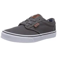 Vans Youth Atwood Deluxe Low-Top, Grau ((Canvas) Pewter F9K) - 35 EU