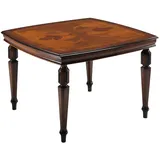 Xlmoebel Esstisch Eleganter quadratischer Tisch aus hochwertigen Materialien (Esstisch, 1-St., Esstisch), Hergestellt in Europa braun