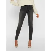 Vero Moda Tanya Normal Waist Slim Piping Jeans Dark Grey Denim S 34