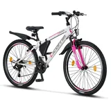 licorne bike gmbh Licorne Bike Guide Premium Mountainbike 26 Zoll RH 31 cm weiß/rosa