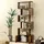 Costway Bücherregal Holz 183 x 70 x 23 cm Braun
