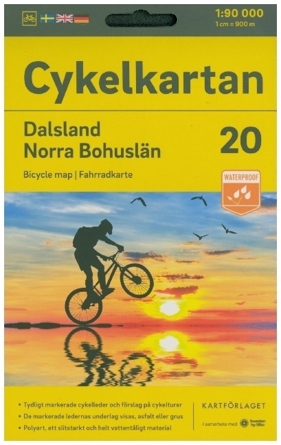 Cykelkartan Blad 20 Dalsland/Norra Bohuslän  Karte (im Sinne von Landkarte)
