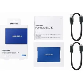 Samsung Portable SSD T7 500 GB USB 3.2 blau