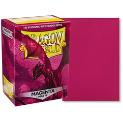 Matte Sleeves 100 - Standard Size - Magenta