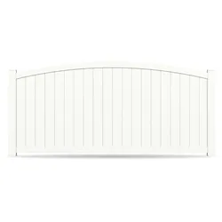 Zaun, Aluminium, Weiß RAL 9016, Modell Hannover, flexible Befestigungssysteme, Zaunelement individuell konfigurierbar