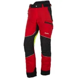 KOX Schnittschutzhose Light Rot/Gelb Gr. 52 - 52