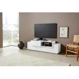 INOSIGN Lowboard »Coro,Lowboard,TV-Kommode,TV-Möbel,TV-Bank«, mit 2 Klappen, 1 Tür, 1 Glasboden, Breite 160