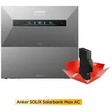 Anker Balkonkraftwerk Anker SOLIX Solarbank MAX AC 7kWh erweiterbar bis 42kWh, 3500 W, (integrierter 3680W Notstromfunktion, mit 1x/2x/3x/4x/5x Anker SOLIX BP7000 Erweiterungsakkus (optional)