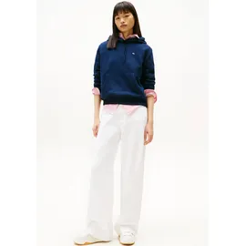 Tommy Hilfiger Reg S Flag Kapuzenpullover Dark Night Navy XS