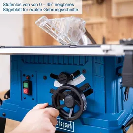 SCHEPPACH Tischkreissäge HS254 85mm Schnitthöhe 2200W | mit Softstart inkl. Tischverbreiterung