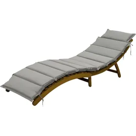 Primaster Lago Gartenliege 185 x 60 x 22 cm Braun