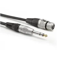 SOMMER CABLE HBP-XF6S-0150 Audio Adapterkabel [1x Klinkenstecker 6.3mm (stereo)