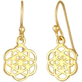 Nenalina Ohrringe 925 Sterling Silber Blume, Ornament in Gold | Gr.: onesize