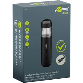 goobay TOOLS Akku-Handstaubsauger schwarz