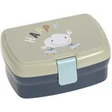 Lässig Kinder Lunchbox Brotdose mit herausnehmbarer Unterteilung, BPA-frei/Cloud