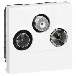 Legrand 078786 TV/Radio/SAT-Einzeldose, Farbe: weiß 1