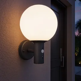 GLOBO Wandlampe Außenleuchte Anthrazit IP44 - Grau