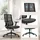 HJH Office Spinio Netzstoff Schwarz