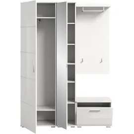 INOSIGN Valge Garderoben-Set 140 x 37 x 191 cm weiß