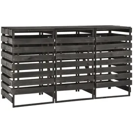 vidaXL Mülltonnenbox 210 x 75 x 121 cm kiefer