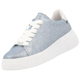 Rieker Plateau-Sneaker Blau 38