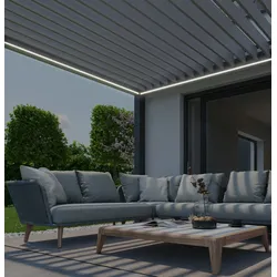 Biohort LED-Beleuchtung, warmweiß für Pergola für Pergola Gr. 4x3 warmweiß