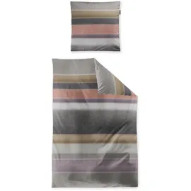 IRISETTE Koala 8617 Gestreift Grau 135 x 200 cm + 80 x 80 cm