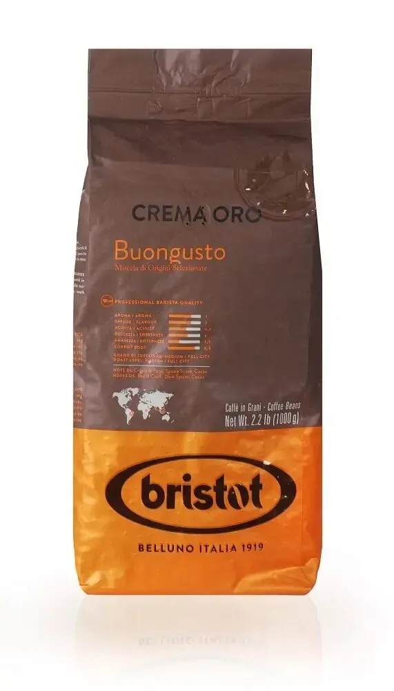 BRISTOT CAFFÈ | Crema Oro Buongusto | Espressobohnen | 1 kg