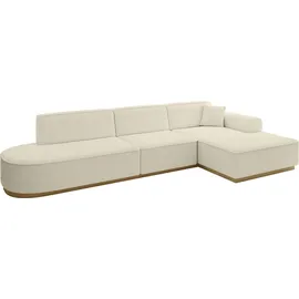 altdecor Ecksofa Ottomane Rechts IREA-L2-v2 327x165x80 cm Beige