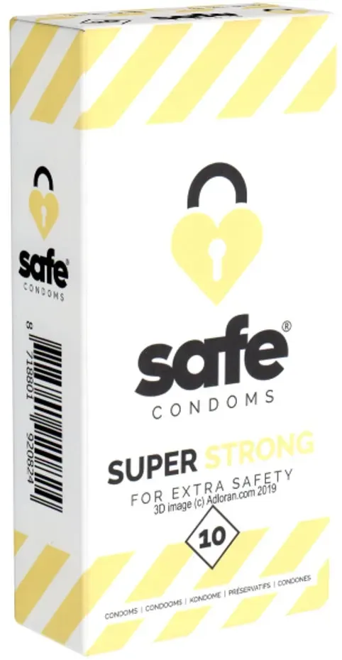 «Super Strong» stärkere Kondome für mehr Reißfestigkeit (10 Kondome)