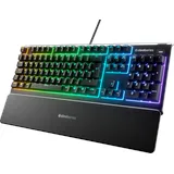 SteelSeries Apex 3 RGB Gaming Tastatur DE schwarz (64797)