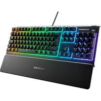 SteelSeries Apex 3 RGB Gaming Tastatur DE schwarz (64797)