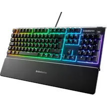 SteelSeries Apex 3 RGB Gaming Tastatur DE schwarz (64797)