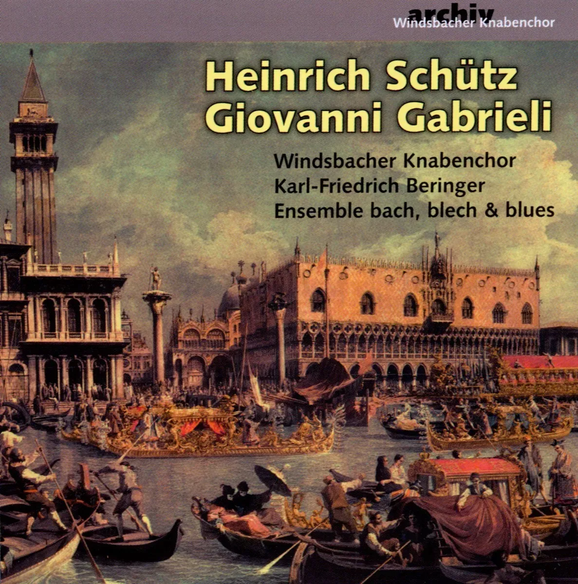 Schütz/Gabrieli - Beringer  Windsbacher Knabenchor  Ensemble. (CD)