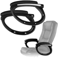 Sofotel Armlehnen für den Porto-Sessel, schwarz