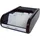 Helit Visitenkartenbox H6218095 Schwarz 300 St.