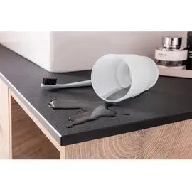 Fackelmann Oxford Waschtischplatte 120,6 cm Schwarz