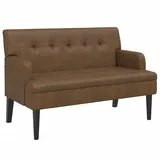 vidaXL Sitzbank Braun 112 x 65,5 x 75 cm