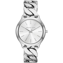 Michael Kors Slim Runway Edelstahl 38 mm silberfarben MK7474