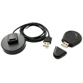 system-s USB 2.0 Kabel 100 cm Ladestation für Oppo Watch 4 3 2 abnehmbar Adapter in Schwarz