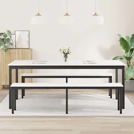 vidaXL Esstisch 200 x 75 x 100 cm weiß
